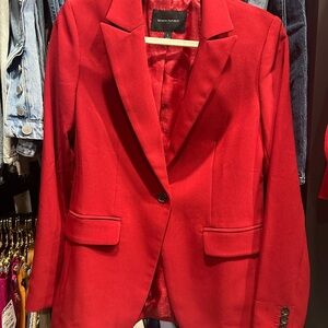 Banana Republic Women's Vibrant Red Suit Jacket